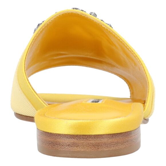 Manolo Blahnik Martamod Flat Yellow - Picture 3 of 6